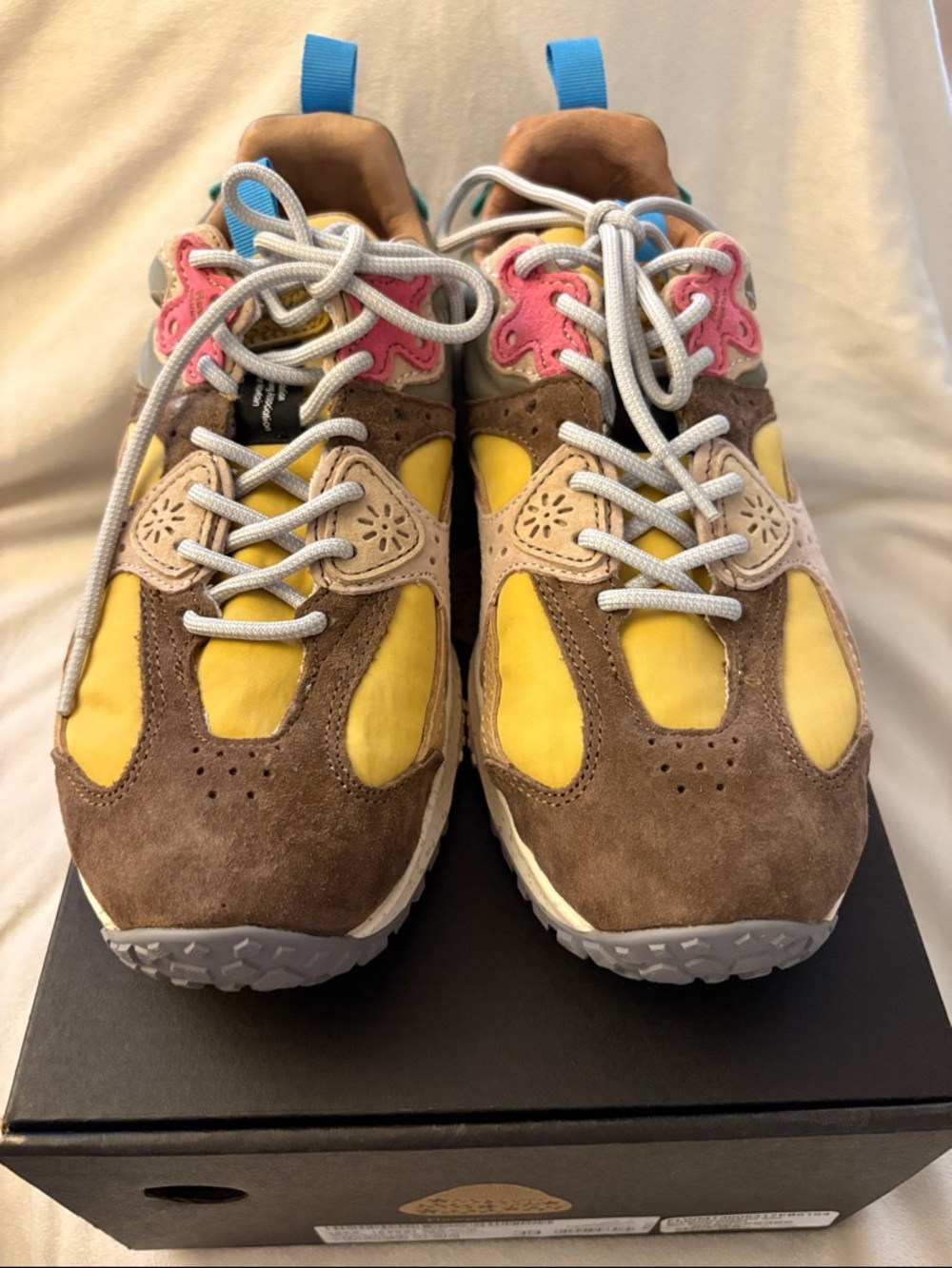 Flower Mountain Wave Woman Sneakers Brown Ochre - Picture 8 of 16
